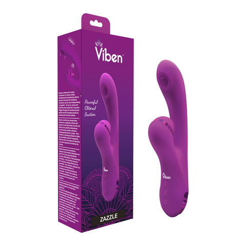 Viben Dazzle Thumping Rabbit in Berry Purple VIBRATORS-RABBIT