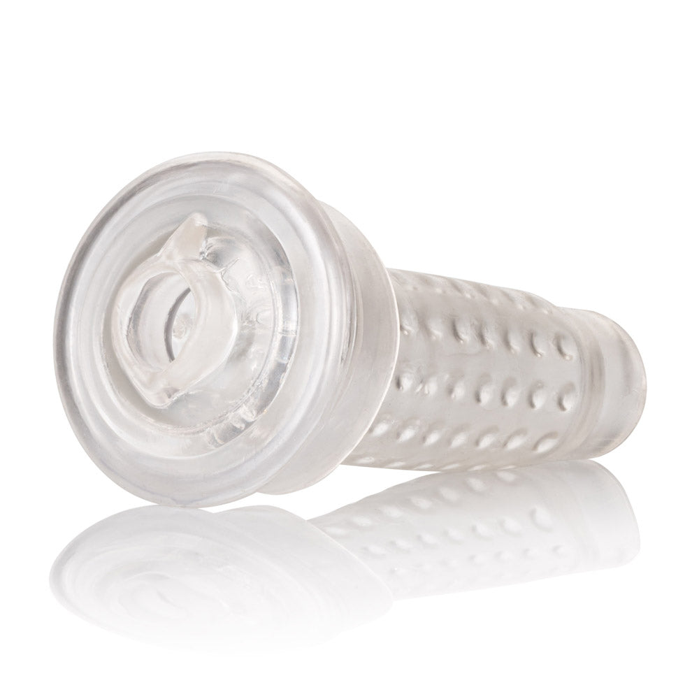 Optimum Series Realistic Stroker Pump Sleeve Pussy 6 Inch Strokers - Manual