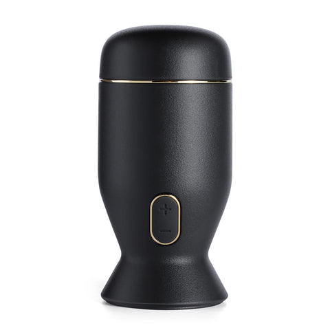 Priti Automatic Rotating Penis Stimulator (Black) – Rechargeable Penis Stimulator Strokers - Auto