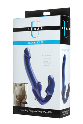 Xr Revolver 2 Vibrating Strapless Strap On Dildo Toy > Realistic Dildos and Vibes > Strapless Strap Ons