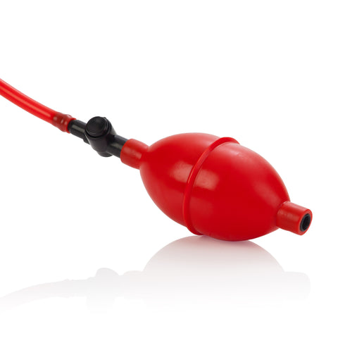 CalExotics Expandable Butt Plug with Adjustable Inflation Design Red > Anal Range > Anal Inflatables