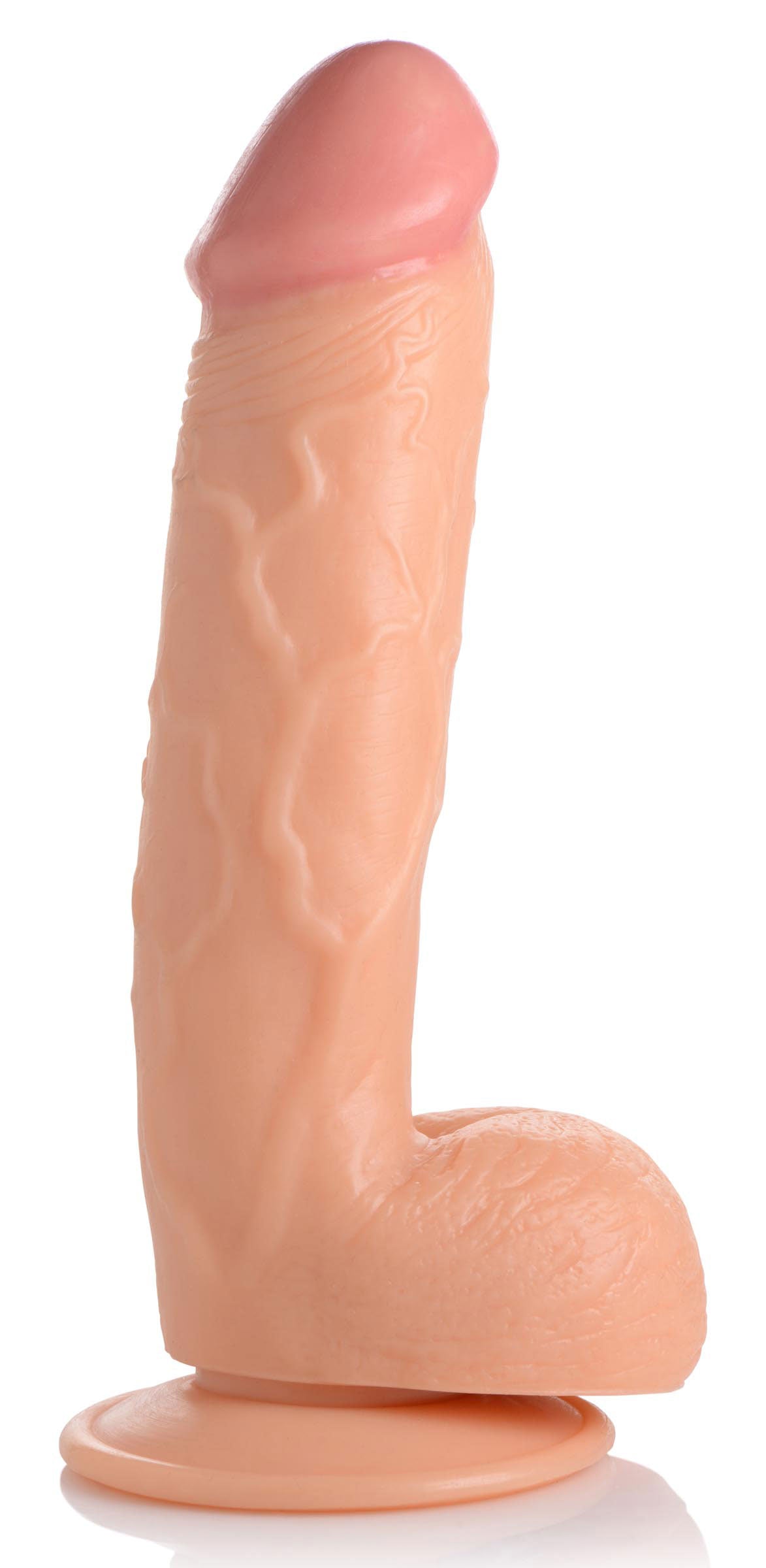 Pop Pecker 8.25 Inch Realistic Dildo With Suction Base Light Dongs Realistic