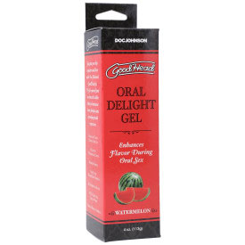 Good Head Oral Delight Gel Watermelon Flavor 4 Oz Intimacy Oral Gels & Sprays