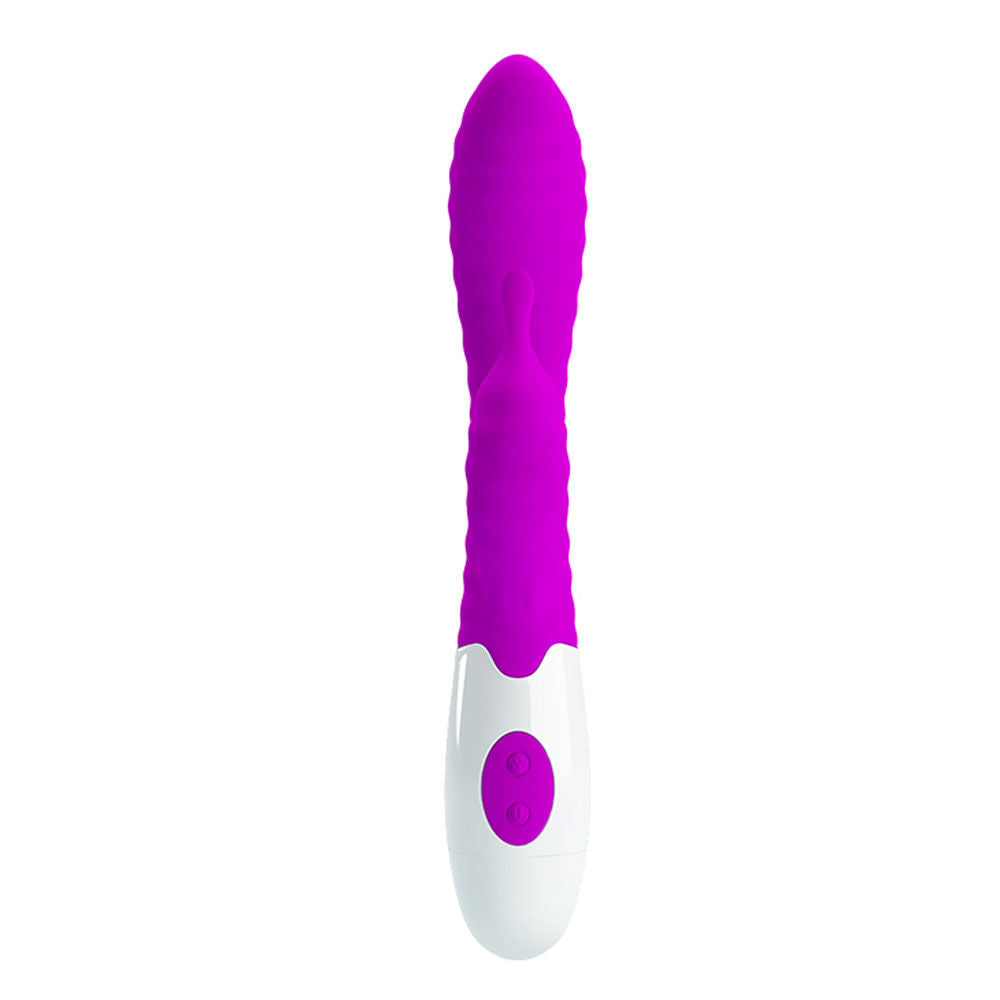 Pretty Love Pink G-Spot Vibrator with 30 Function Soft Silicone VIBRATORS-RABBIT