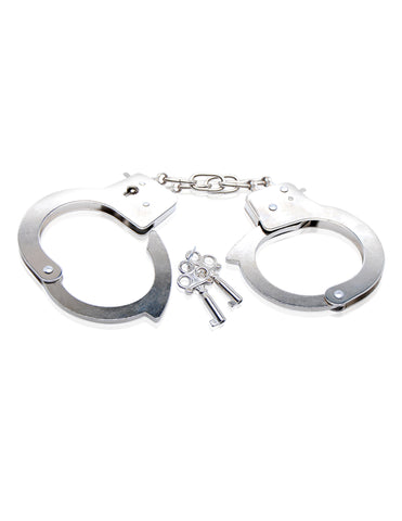 Fetish Fantasy Series Beginner's Metal Cuffs – Sturdy Restraint Accessory Bedroom Play Gear