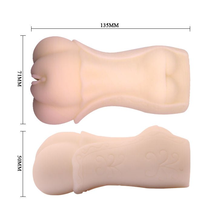 Crazy Bull No Lube Masturbator Sleeve – Realistic Skin-Like Texture Masturbator 2.80 Inches Length > Sex Toys For Men > Masturbators > Manual