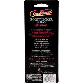 GoodHead Booty Licker Spray Strawberry 29 ml Delicious Flavor Oral Gels & Sprays