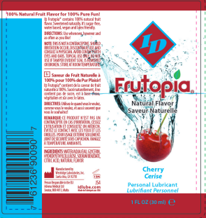 ID Frutopia Cherry – Water-Based Personal Lubricant > Relaxation Zone > Flavoured Lubricants and Oils