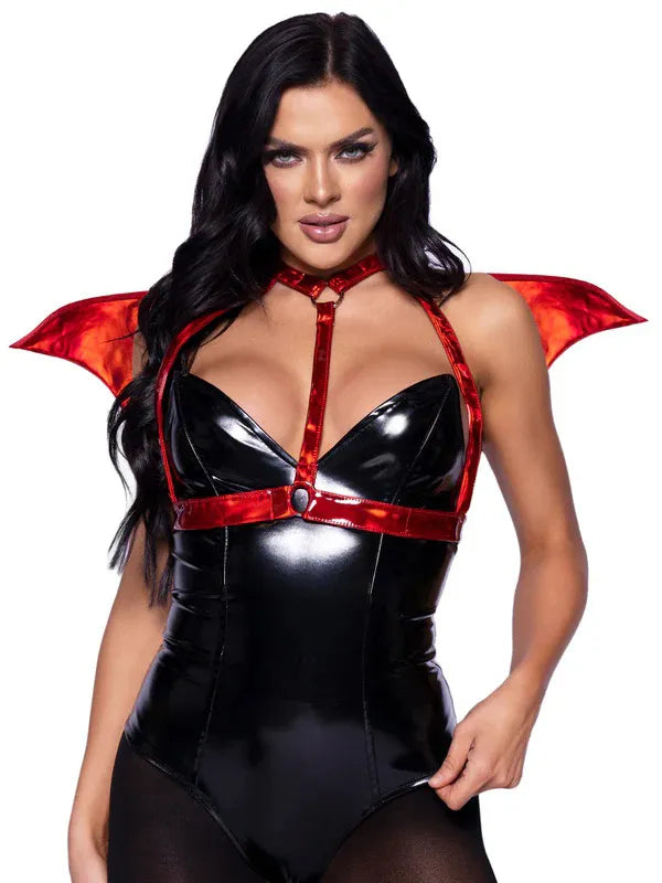 Leg Avenue Devil Wing Body Harness – Adjustable Vinyl Body Harness > Clothes > Costumes > Womens
