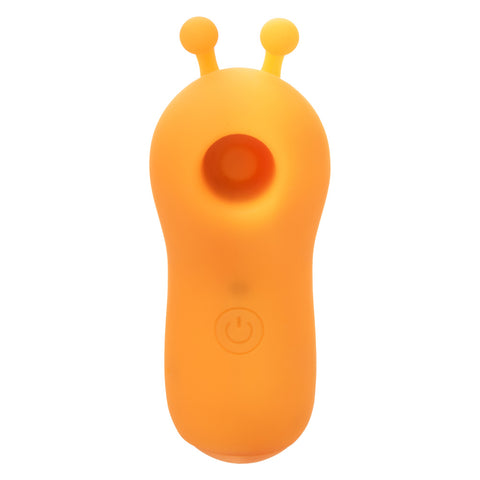 Neon Vibes The Buzzing Vibe Orange Silicone Finger Teaser with 10 Vibration Functions and USB Rechargeable Finger Stimulator