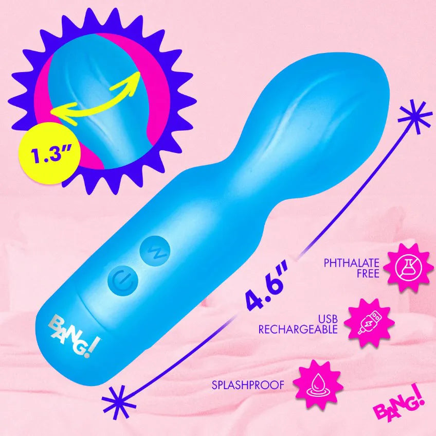 Bang! Silicone Mini Wand – Rechargeable 18-Function Vibrator > Sex Toys > Mini Massagers