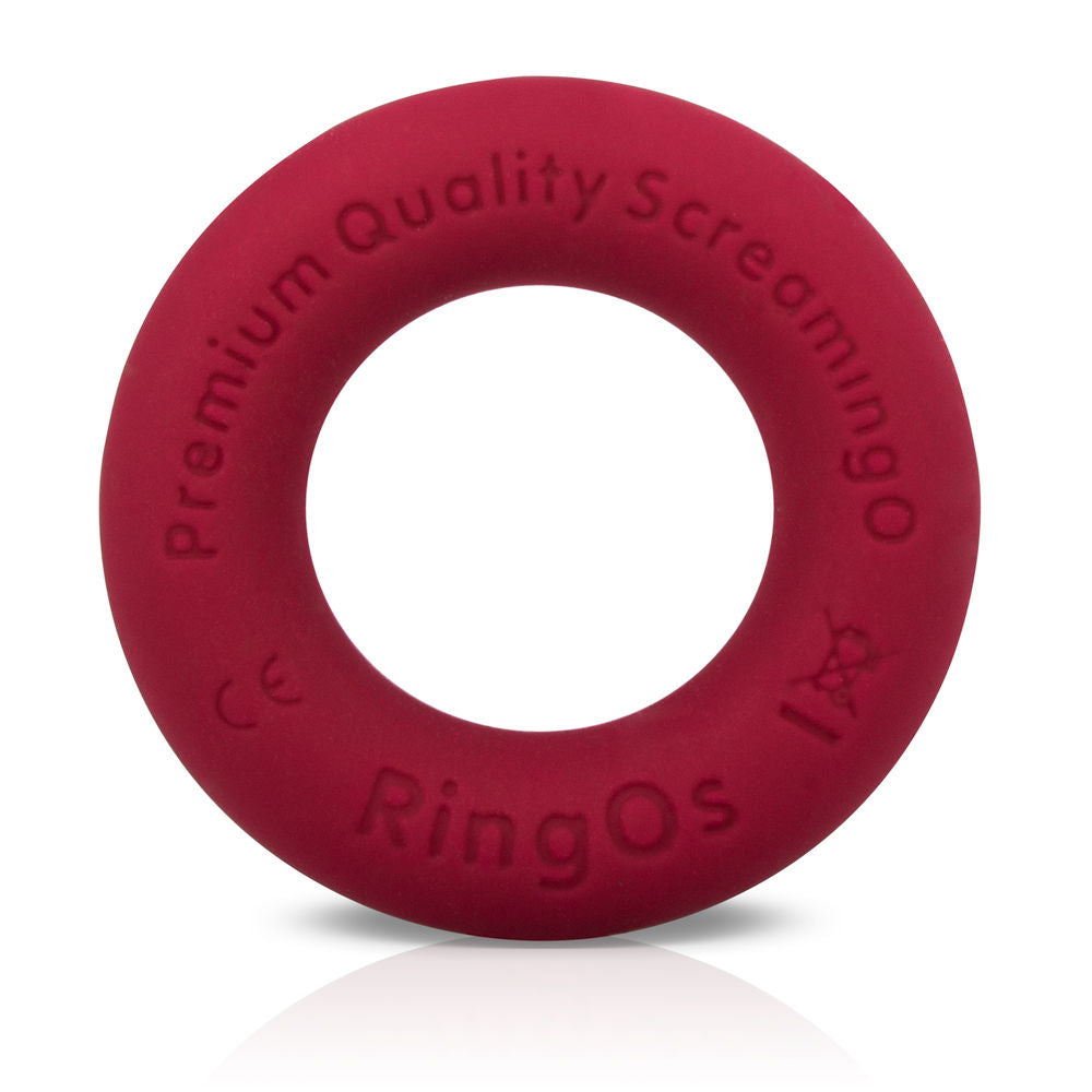 Screaming O RingO Ritz Black Liquid Silicone Cockring Toy Red COCK RINGS