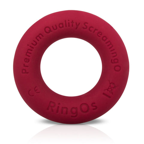 Screaming O RingO Ritz Black Liquid Silicone Cockring Toy Red COCK RINGS