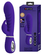 Prescott Super Soft Purple Silicone Rabbit Vibrator > Vibrators > Ladies > Rabbit