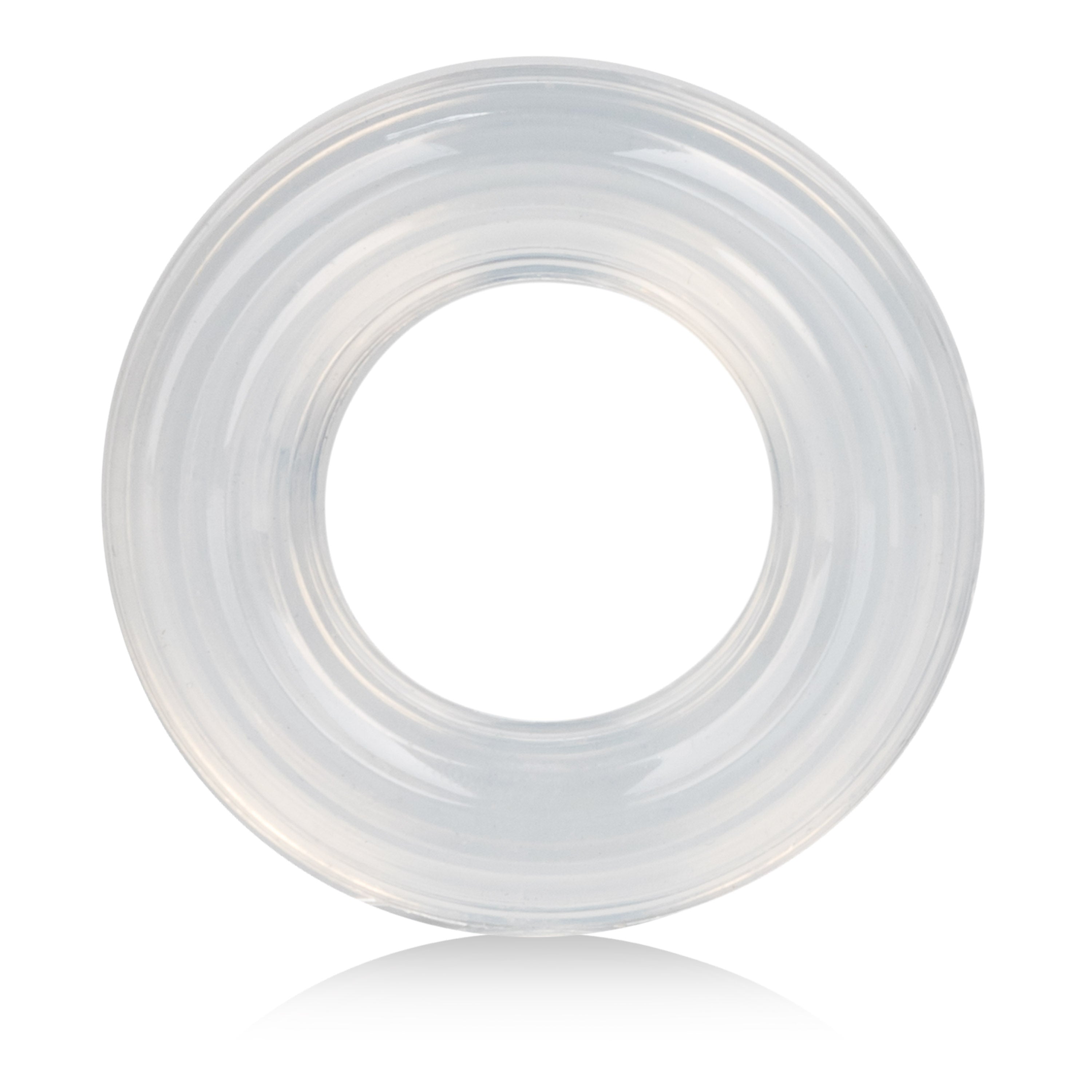 Premium Silicone Ring XL Clear Stretchy Support Ring Oversized Comfort Silicone Ring Clear > Cock Ring > Single