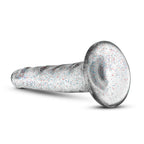 Naturally Yours Glitter Dong Clear 5.5 Inch Dildo > Dildos > Slim Dildos