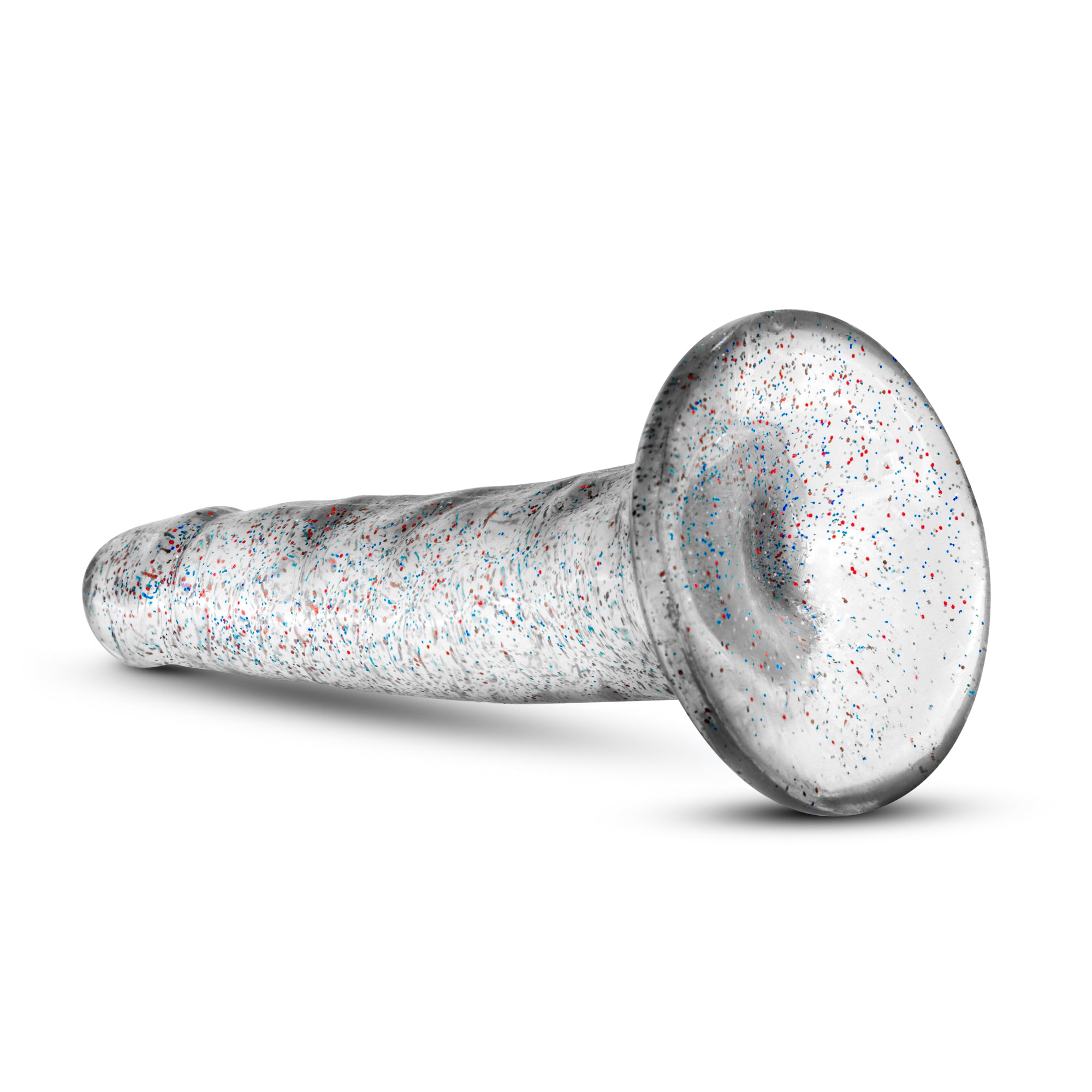 Naturally Yours Glitter Dong Clear 5.5 Inch Dildo > Dildos > Slim Dildos