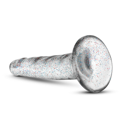 Naturally Yours Glitter Dong Clear 5.5 Inch Dildo DONGS