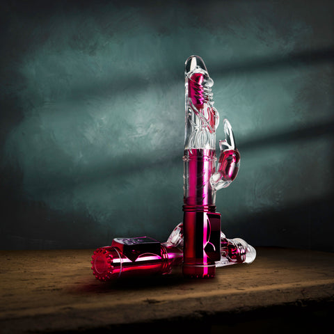 Sexy Things Frisky Rabbit (Pink) – Rechargeable Rabbit Vibrator VIBRATORS-RABBIT