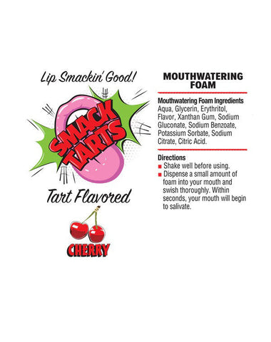 Smack Tarts Mouthwatering Foam (Sour Cherry) – Flavored Oral Spray 2.7oz Oral Gels & Sprays