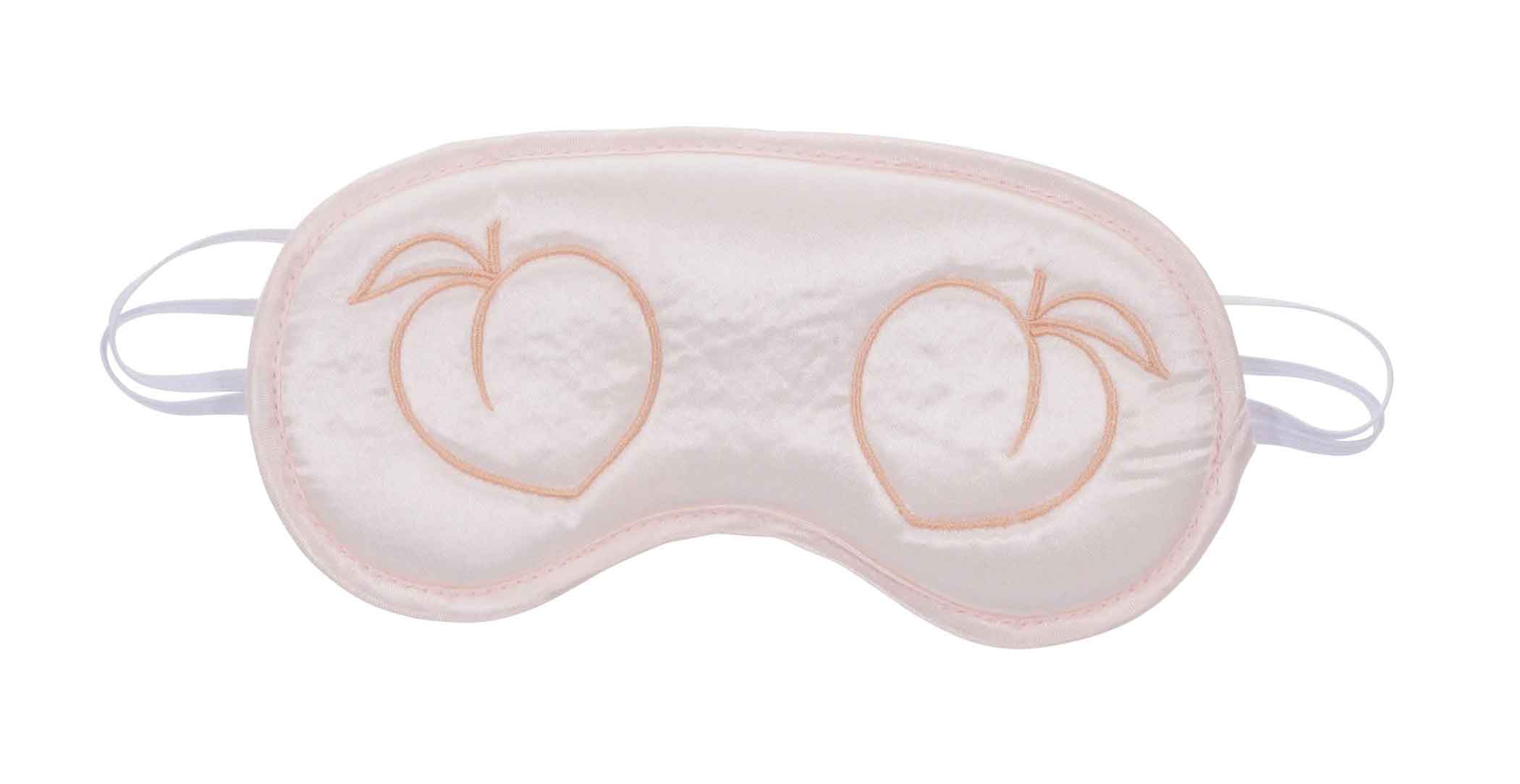 Sex and Mischief Peaches and Cream Blindfold Peach Eyemask Blindfold