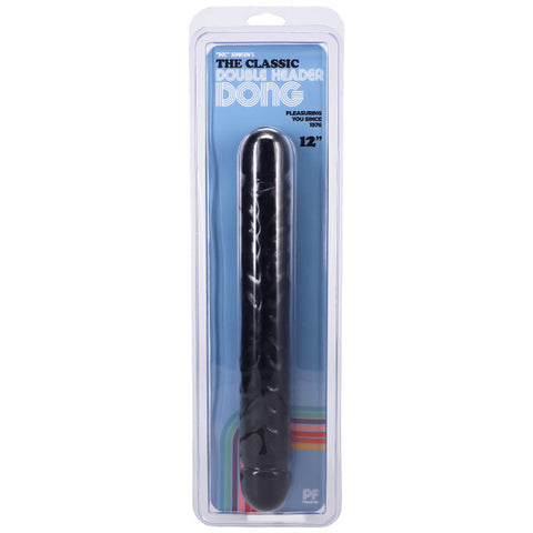 Jr Veined Double Header (Black) – 12 Inch Flexible Dong