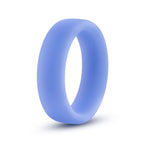 Performance Silicone Glo Cock Ring Blue Glow 1.5in > Cock Ring > Single
