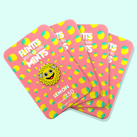 Flintts Lemon Mouth Watering Mints for Intimacy Care 30pcs Oral Gels & Sprays
