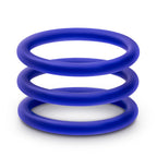 Performance VS1 Indigo Medium Silicone Cockrings Set of 3 > Cock Ring > Sets