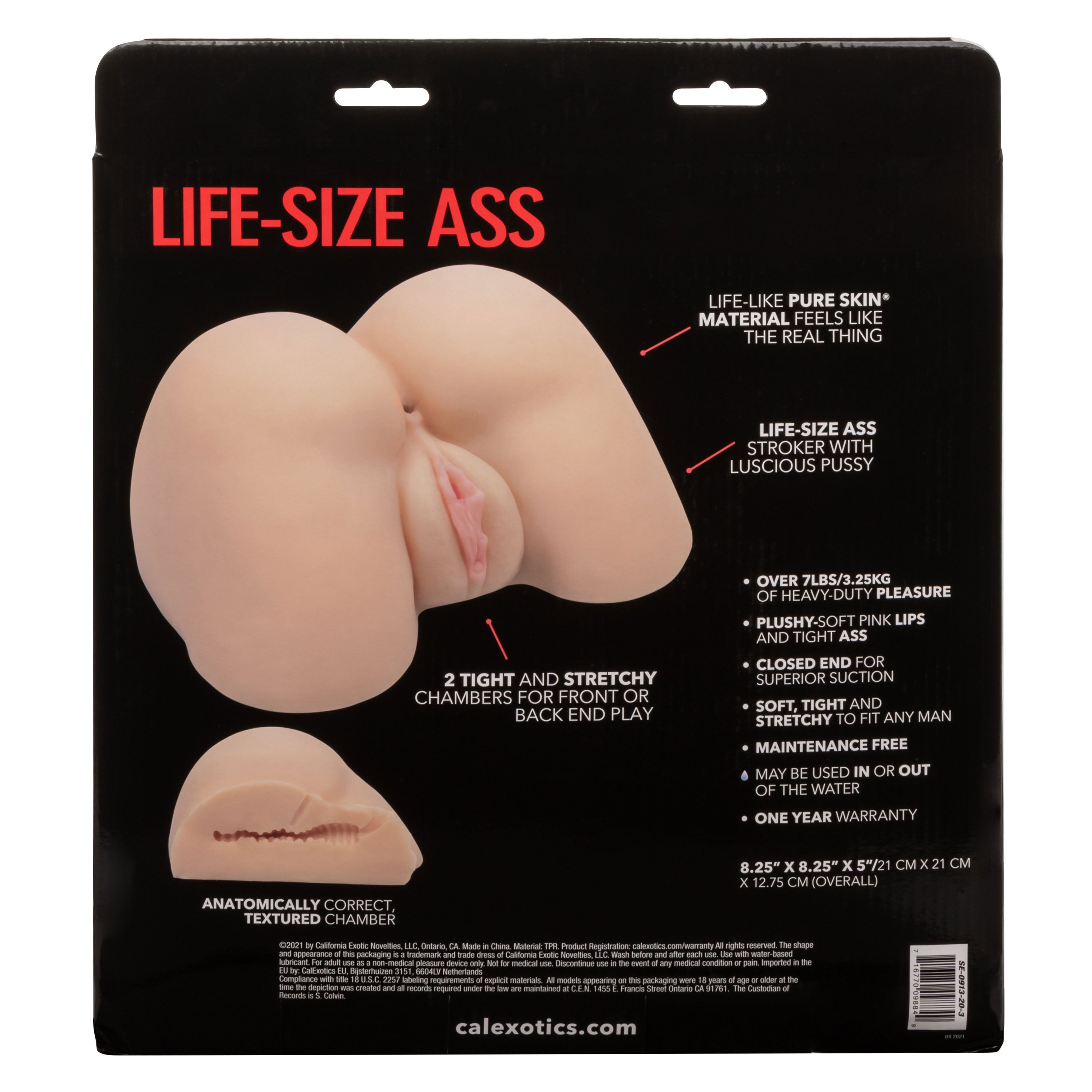 Stroke It Life Size Realistic Ass Masturbator Pink Flesh > Sex Toys For Men > Assbators