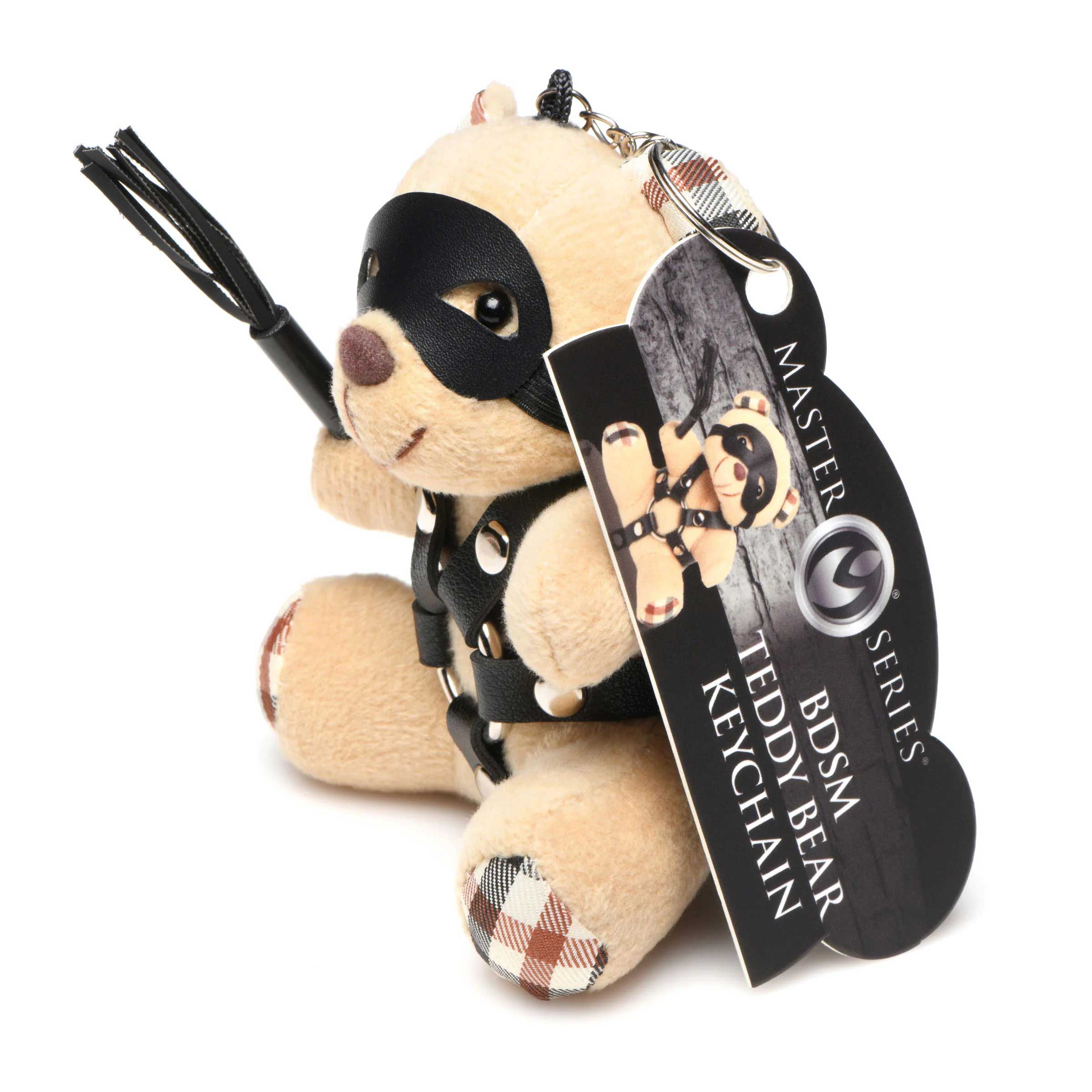 Master Series BDSM Teddy Bear Keychain Gag Gifts & Novelties