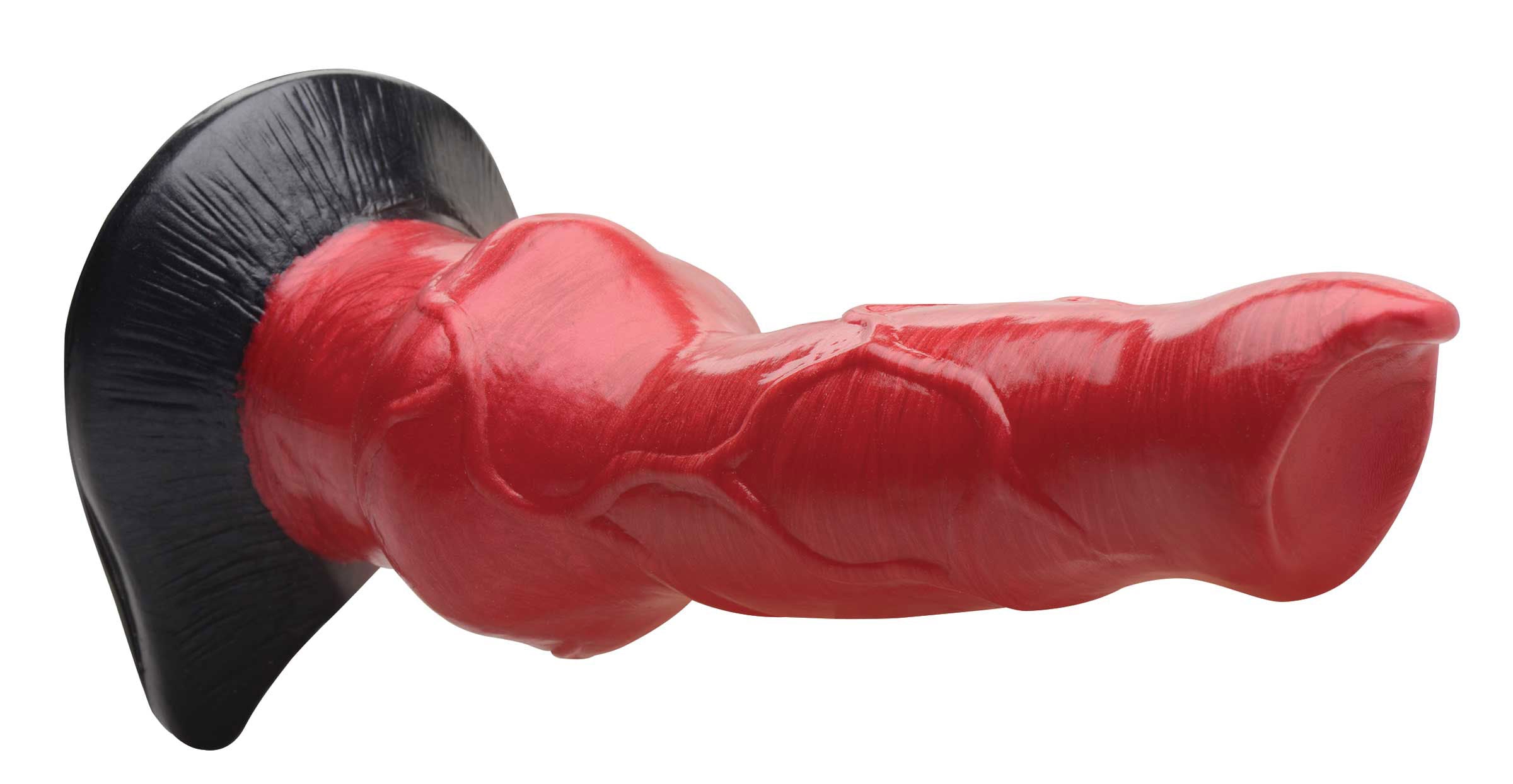 Creature Cocks Hell-Hound Canine Penis Silicone Dildo with Suction Cup Base Fantasy Dongs