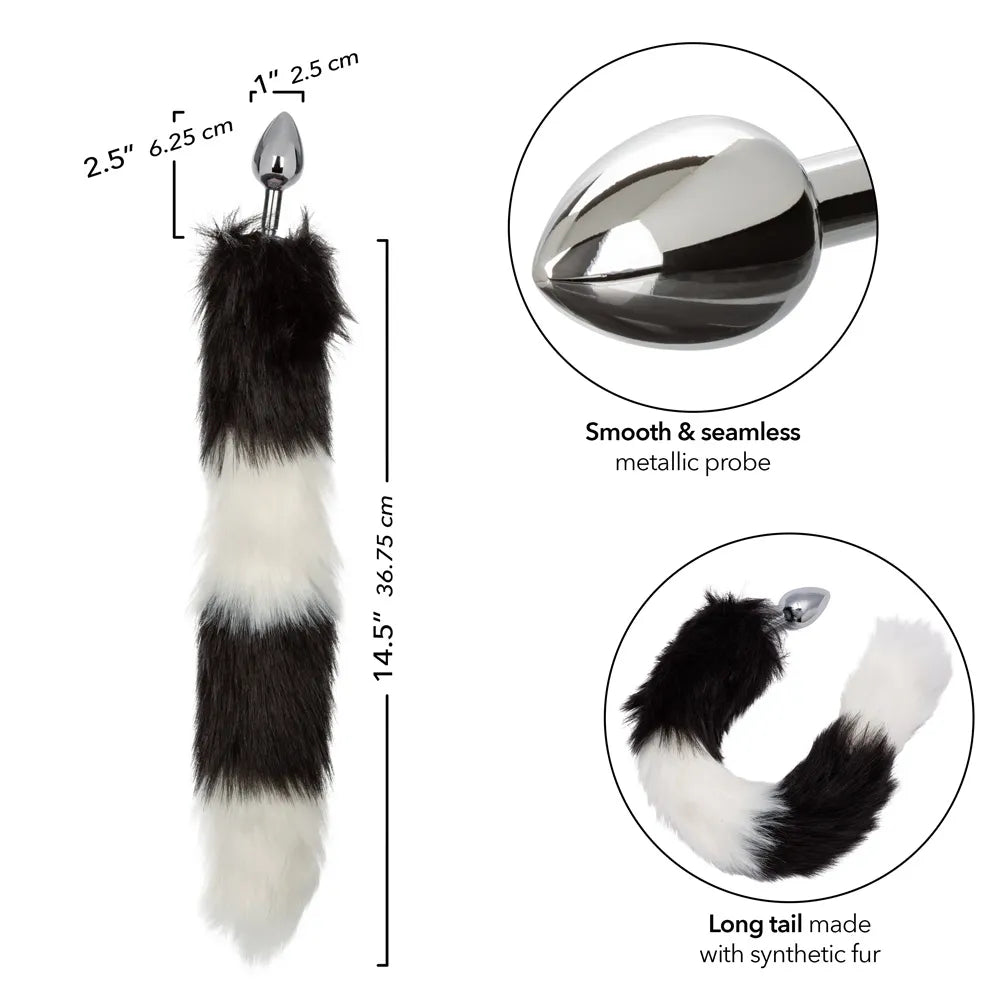 Running Wild Tail – Metallic Probe with Long Tail Accessory > Anal Range > Tail Butt Plugs