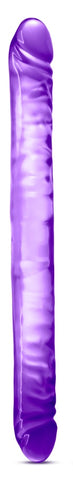 B Yours Double Dildo Purple 18in Purple Double Dongs
