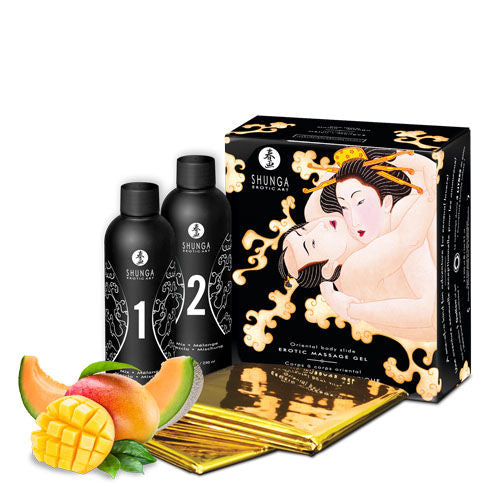 Shunga Oriental Body to Body Massage Gel Melon Mango Scent Default Title Massage Oil