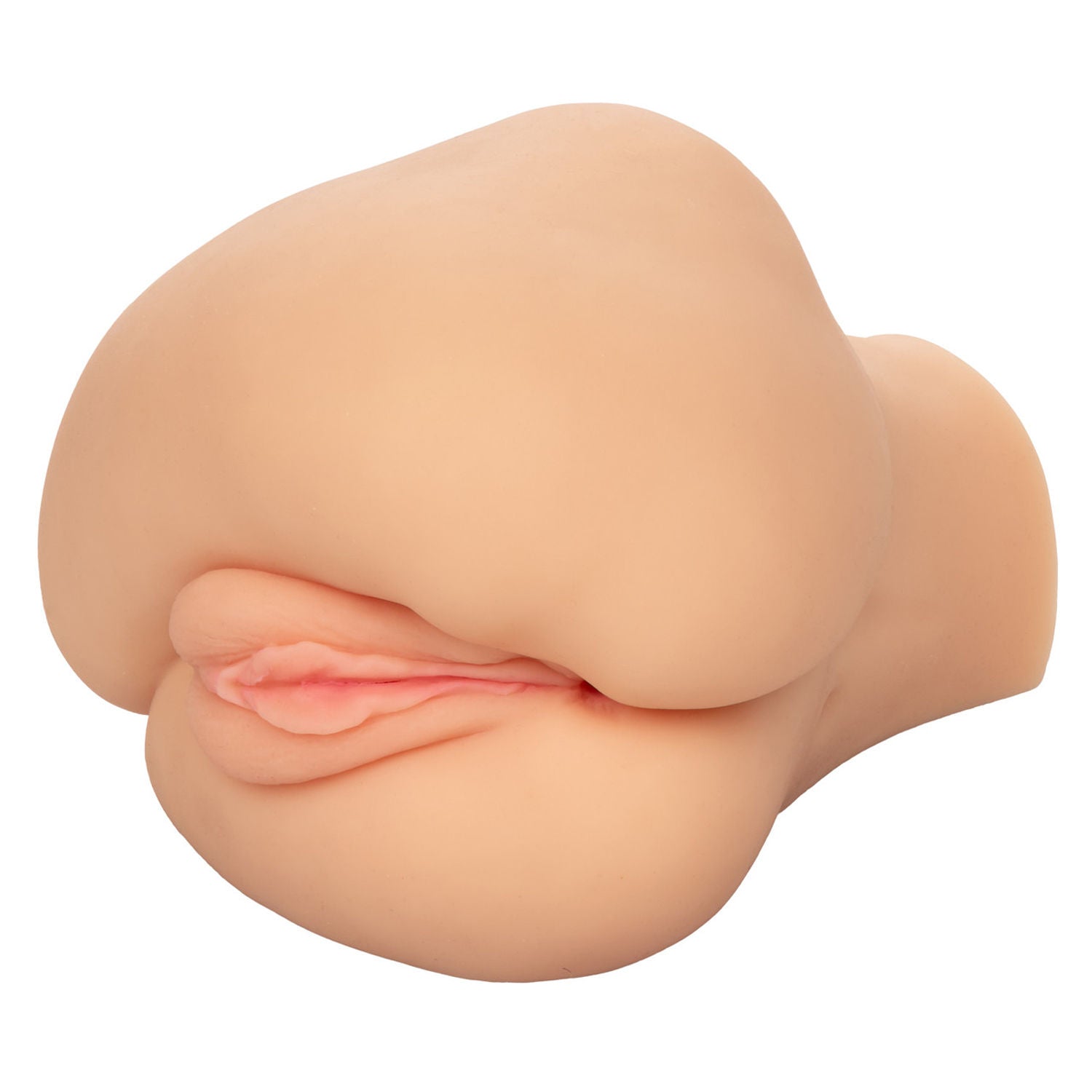 Stroke It Side Banger Ivory Dual-Chamber Life-Size Ass Stroker Beige Strokers - Manual