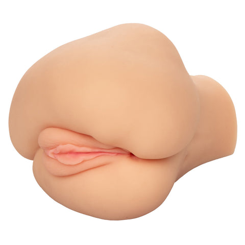 Stroke It Side Banger Ivory Dual-Chamber Life-Size Ass Stroker Beige Strokers - Manual