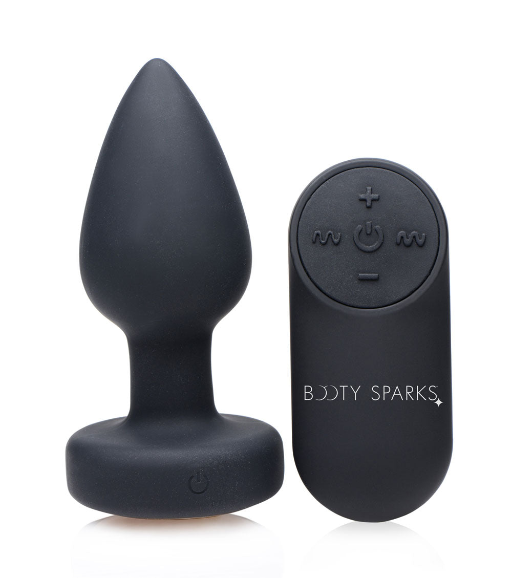 Light Up Rechargeable Small Anal Plug with 7 Vibration Modes Butt Plugs - Vibrating