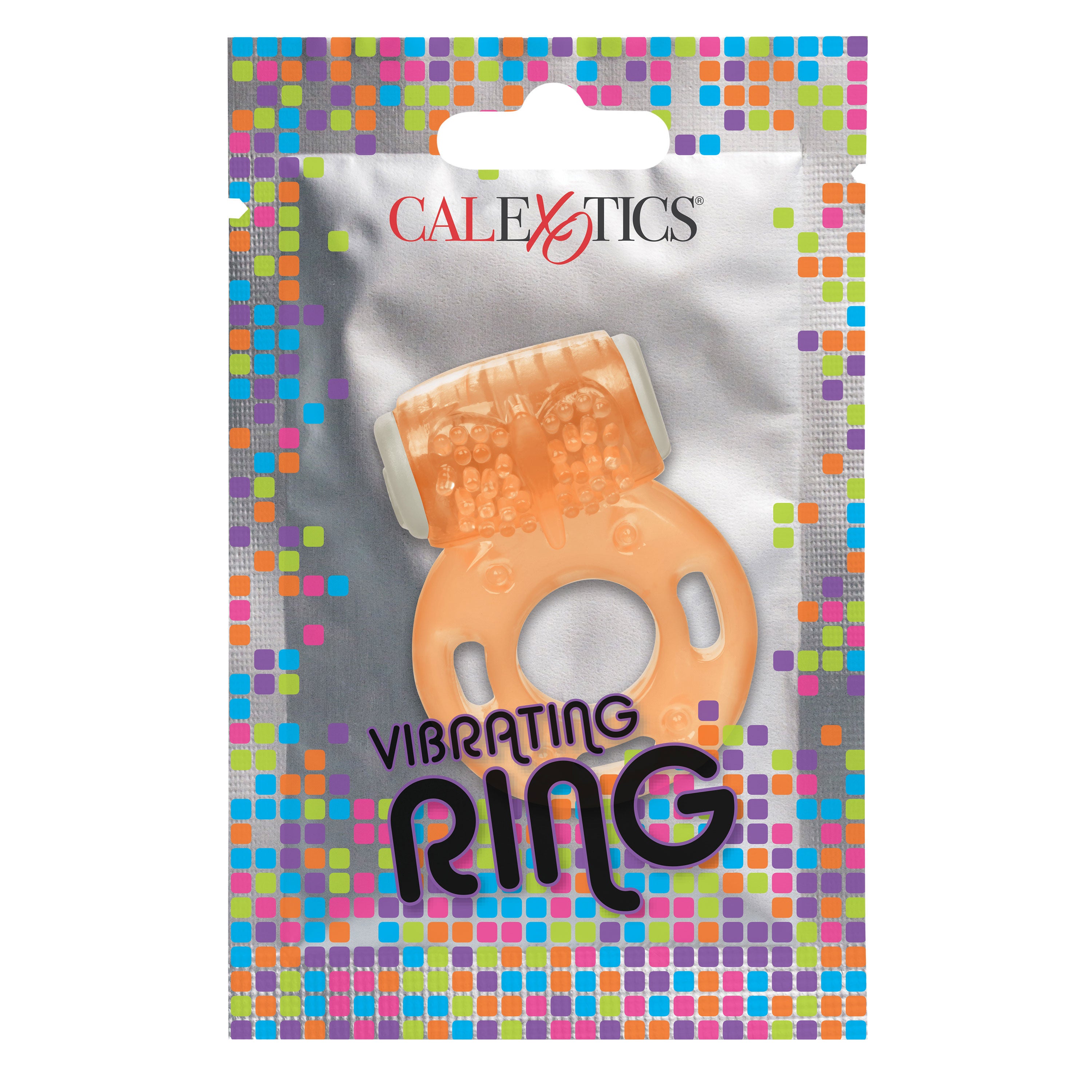 Foil Pack Vibrating Cock Ring Pink for Enhanced Pleasure Fun Cock Rings Vibrating