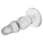 Novice Crystal Jellies 4 Inch Pop Plug > Anal Range > Butt Plugs
