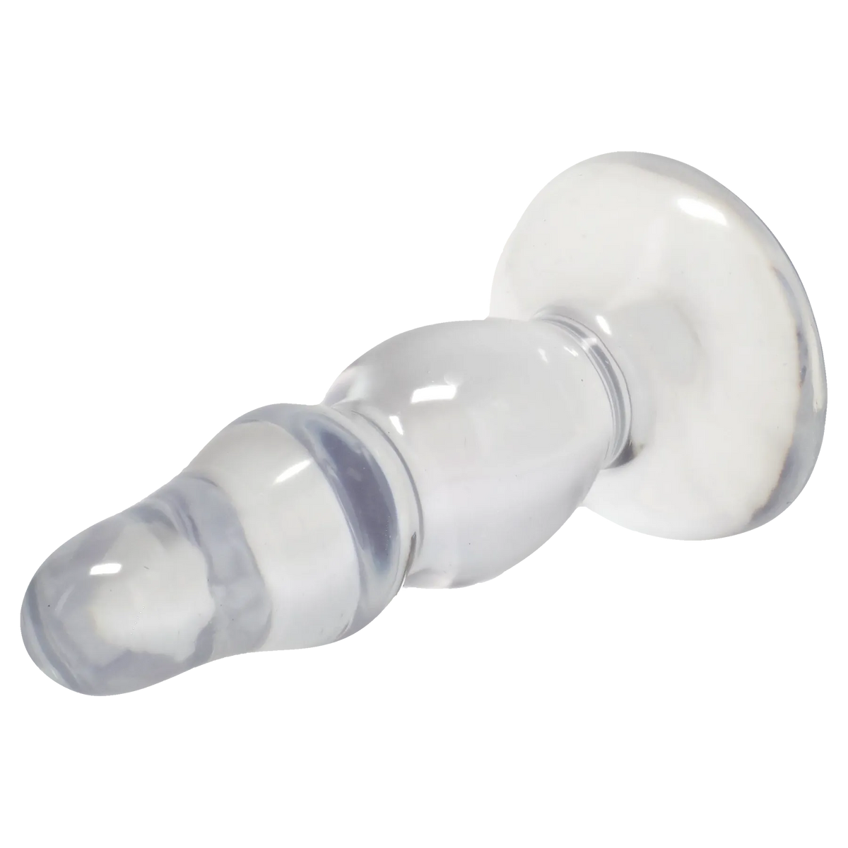 Novice Crystal Jellies 4 Inch Pop Plug > Anal Range > Butt Plugs