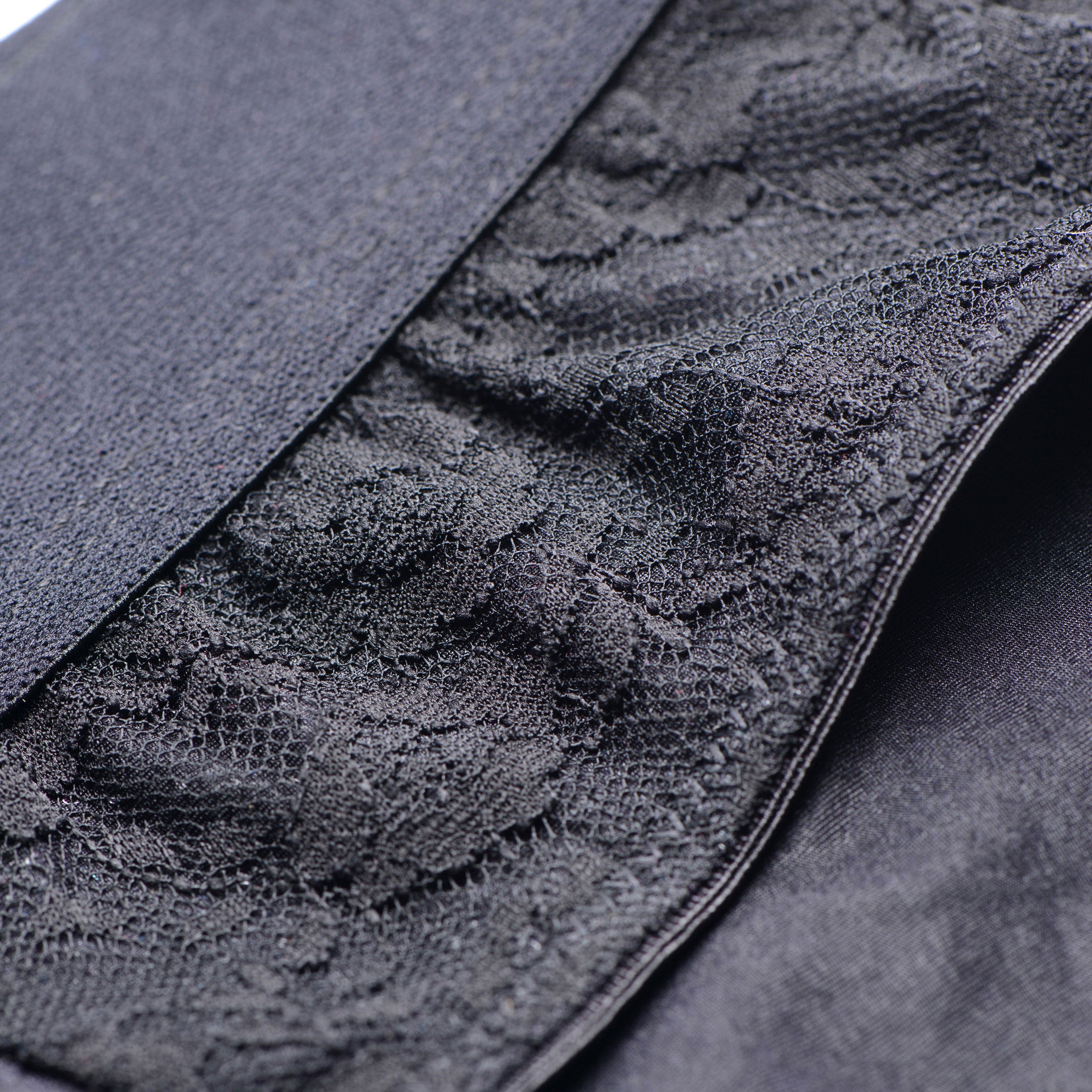 Lace Envy Black Crotchless Panty Harness for Adult Intimacy Womens Harnesses