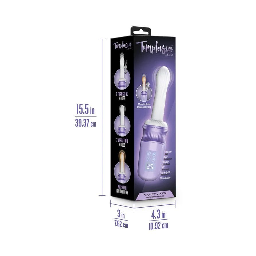 Temptasia Violet Vixen (Violet) – Splashproof USB Rechargeable Vibrator Vibrators