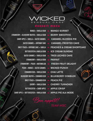 Wicked Aqua Candy Apple Lubricant 60 ml - Candy Apple Flavor Flavoured Lube