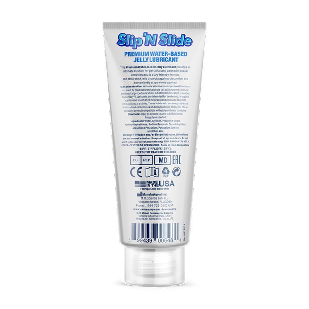 Swiss Navy Slip N Slide Premium Jelly Lubricant 2 fl. oz 59 ml > Lube > Water Based