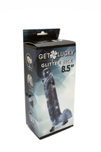 Glitter Dick Dildo 8.5 Inch – Flexible Body-Safe Dildo with Platinum Glitter > Dildos > Realistic Dildos