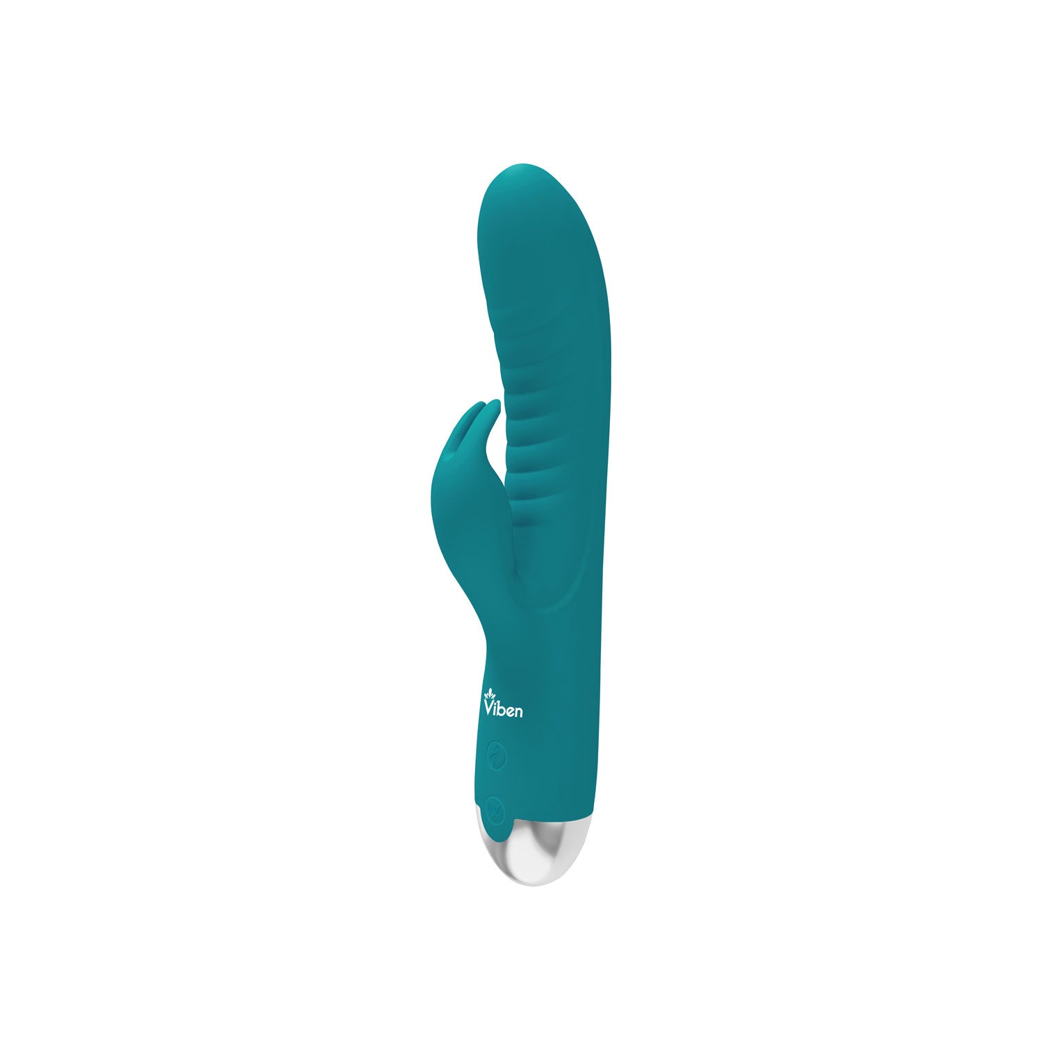 Viben Alluring Come Hither Rabbit Vibe Ocean G-Spot Massager Blue VIBRATORS-RABBIT