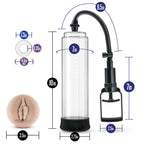 Blush VX5 Performance Clear Male Enhancement Pump 10 Inch 2.75 Diameter Pump System > Pumps > Penis Pumps