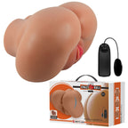 Luna Realistic Dual-Entry Vibrating Masturbator > Sex Toys For Men > Assbators