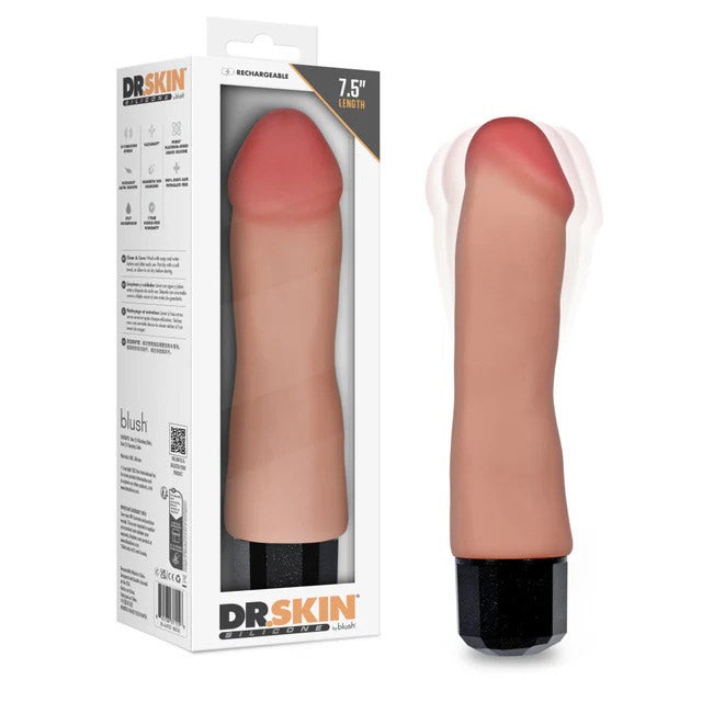 Dr. Skin Dr. Avery (Beige) – Luxury 7.5 Inch Vibrator Beige > Vibrators > Realistic Vibrators Main image